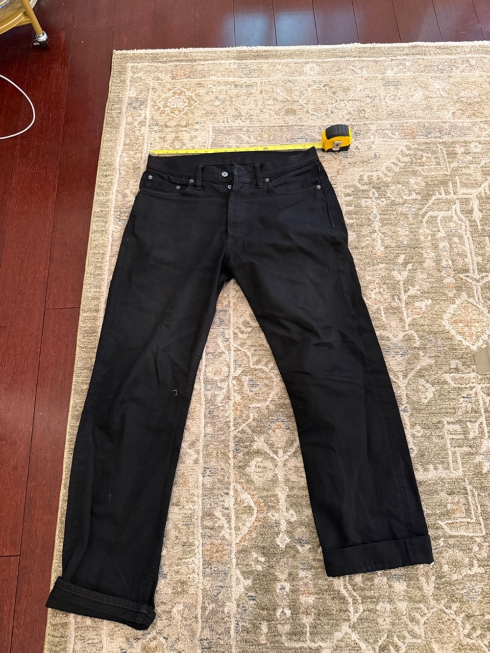 3sixteen Black Relaxed Jeans